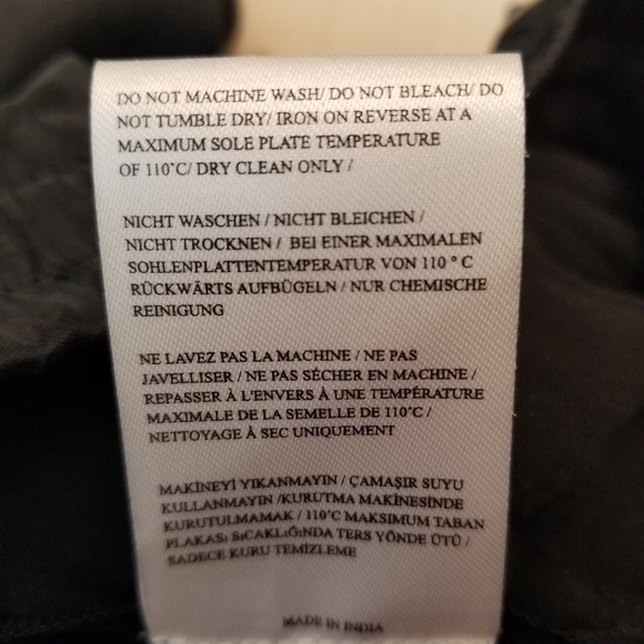 Zoe Karssen Black Track Pants with Silver Fringe - Picture 12 of 13